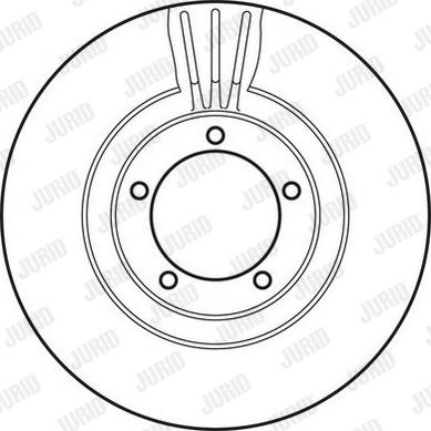 Jurid 562821J-1 - Brake Disc autospares.lv