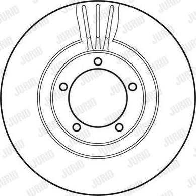 Jurid 562821JC - Brake Disc autospares.lv