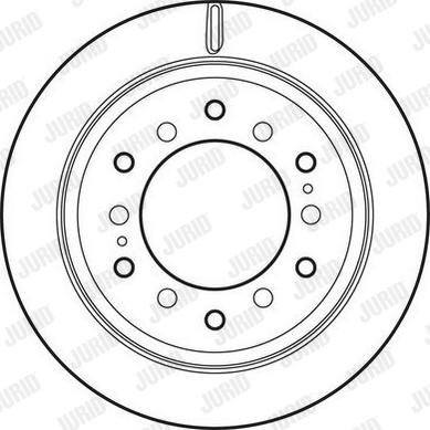 Jurid 562827JC - Brake Disc autospares.lv