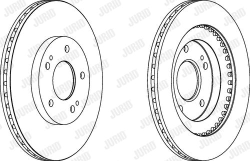 Jurid 562875J-1 - Brake Disc autospares.lv