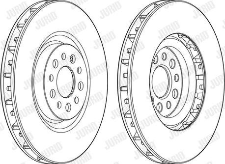 Jurid 562394JC-1 - Brake Disc autospares.lv