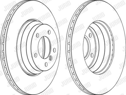 Jurid 562395J - Brake Disc autospares.lv