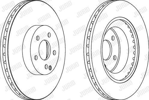 Jurid 562396J - Brake Disc autospares.lv