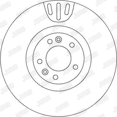 Jurid 562398JC - Brake Disc autospares.lv