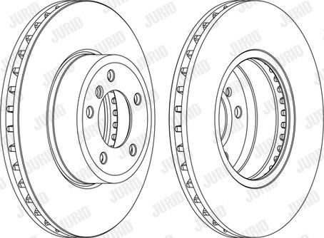 Jurid 562397J - Brake Disc autospares.lv