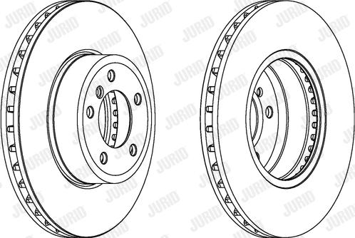 Jurid 562397JC - Brake Disc autospares.lv