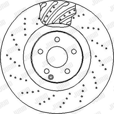 Jurid 562349J - Brake Disc autospares.lv