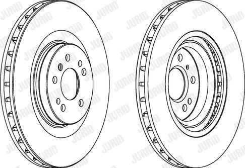 Jurid 562346JC-1 - Brake Disc autospares.lv