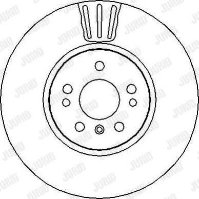 Jurid 562343J - Brake Disc autospares.lv