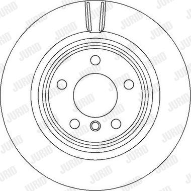 Jurid 562355J - Brake Disc autospares.lv