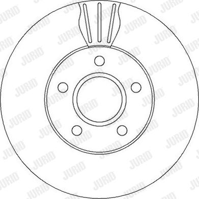 Jurid 562364JC-1 - Brake Disc autospares.lv