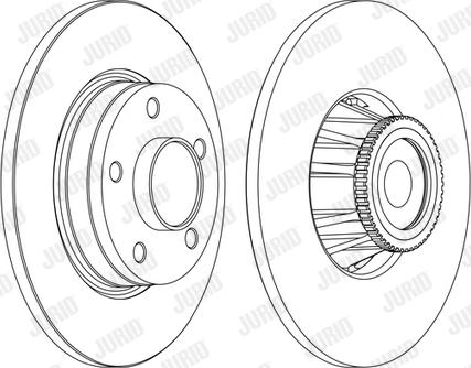 Jurid 562365J - Brake Disc autospares.lv