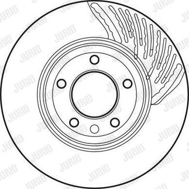 Jurid 562360J - Brake Disc autospares.lv