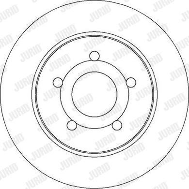 Jurid 562361J - Brake Disc autospares.lv