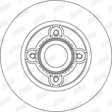 Jurid 562367J - Brake Disc autospares.lv