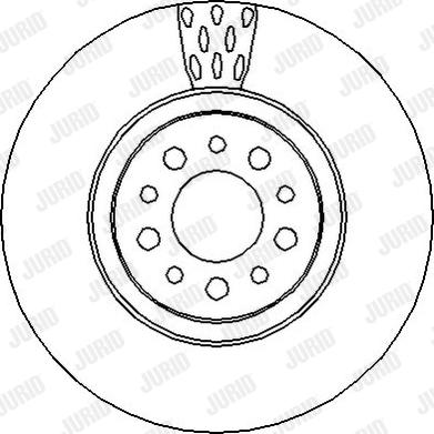 Jurid 562300J - Brake Disc autospares.lv