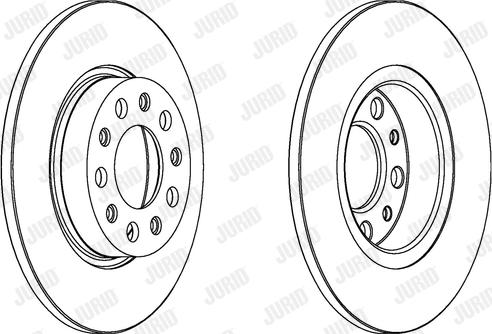 Jurid 562301JC-1 - Brake Disc autospares.lv