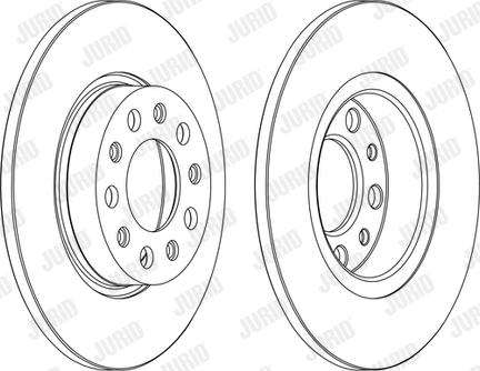 Jurid 562301JC - Brake Disc autospares.lv