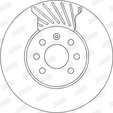 Jurid 562315J - Brake Disc autospares.lv