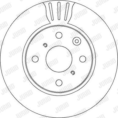 Jurid 562311JC-1 - Brake Disc autospares.lv