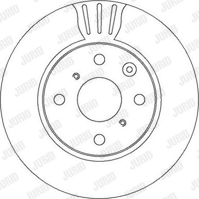 Jurid 562311JC - Brake Disc autospares.lv