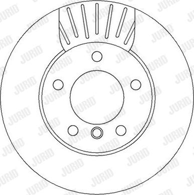 Jurid 562313J - Brake Disc autospares.lv