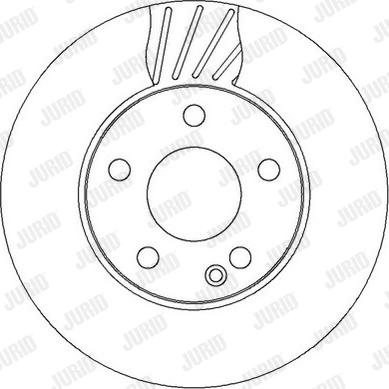 Jurid 562312JC-1 - Brake Disc autospares.lv