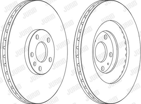 Jurid 562389J - Brake Disc autospares.lv