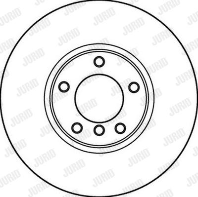 Jurid 562384J - Brake Disc autospares.lv