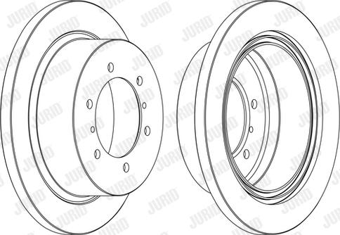 Jurid 562380J - Brake Disc autospares.lv