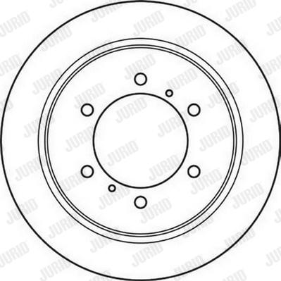 Jurid 562380JC - Brake Disc autospares.lv