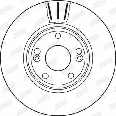 Jurid 562381JC - Brake Disc autospares.lv