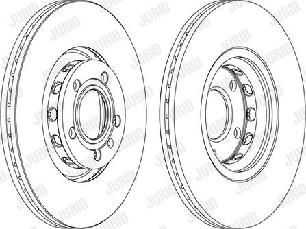 Jurid 562383J - Brake Disc autospares.lv