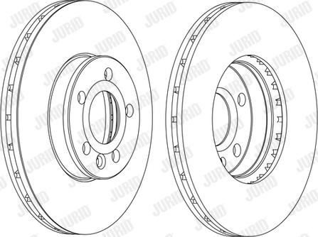 Jurid 562382J - Brake Disc autospares.lv