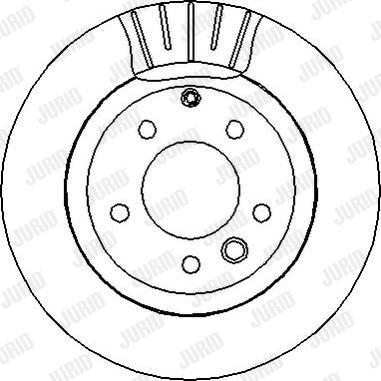 Jurid 562325J - Brake Disc autospares.lv