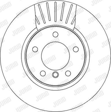 Jurid 562320J - Brake Disc autospares.lv