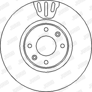 Jurid 562321J - Brake Disc autospares.lv