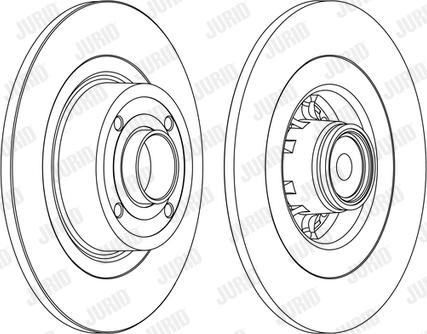 Jurid 562379J-1 - Brake Disc autospares.lv