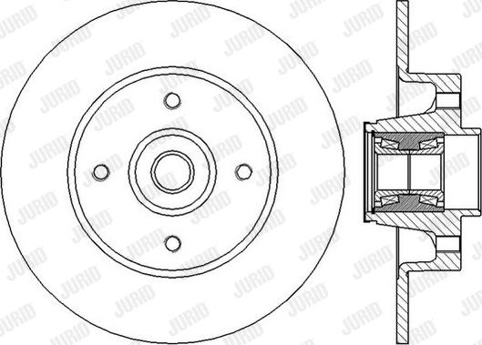 Jurid 562376JC-1 - Brake Disc autospares.lv