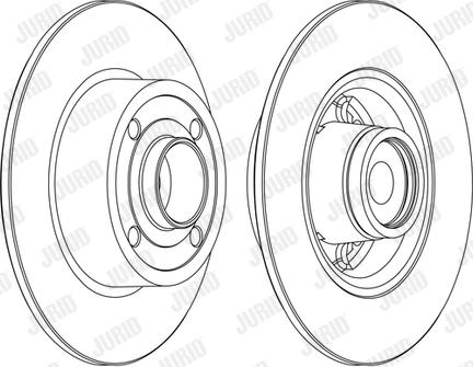 Jurid 562376JC-1 - Brake Disc autospares.lv