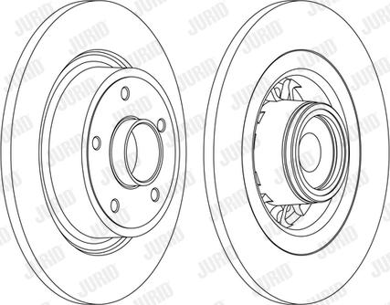 Jurid 562378J-1 - Brake Disc autospares.lv