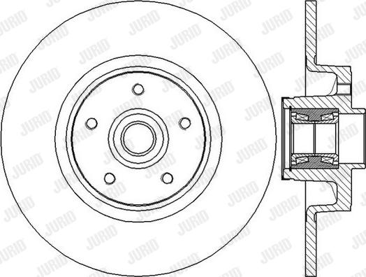 Jurid 562378J - Brake Disc autospares.lv