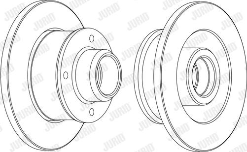 Jurid 562372JC - Brake Disc autospares.lv