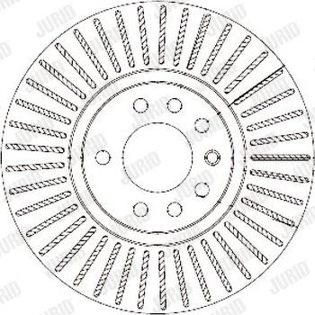 Jurid 562294J - Brake Disc autospares.lv