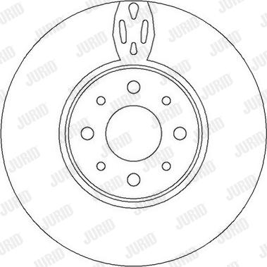 Jurid 562295J - Brake Disc autospares.lv