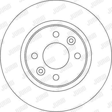 Jurid 562293J - Brake Disc autospares.lv