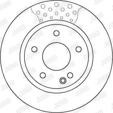 CAR BG 3709 - Brake Disc autospares.lv