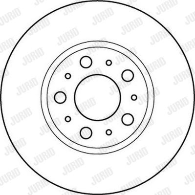 Jurid 562244JC - Brake Disc autospares.lv