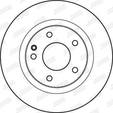 Jurid 562245JC - Brake Disc autospares.lv