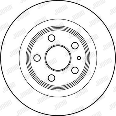 Jurid 562246J-1 - Brake Disc autospares.lv